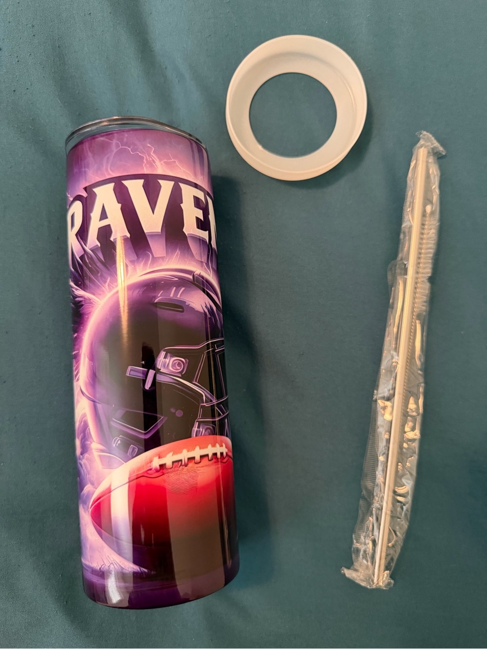 NEW! Baltimore Ravens Football Stainless Tumbler